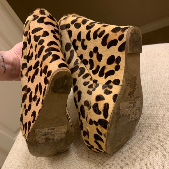 Cheetah print wedges - Picture 3 of 3